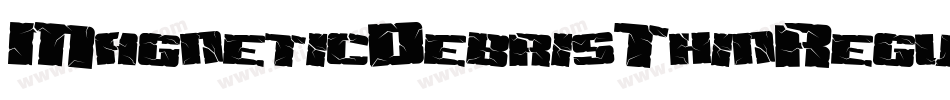 MagneticDebrisThinRegular-0VpX字体转换