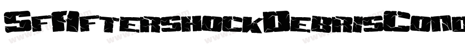 SfAftershockDebrisCondensedItalic-mZ79字体转换 SfAftershockDebrisCondensedItalic-mZ79字体转换