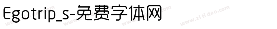 Egotrip_s字体转换
