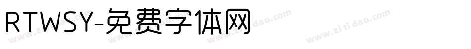 RTWSY字体转换