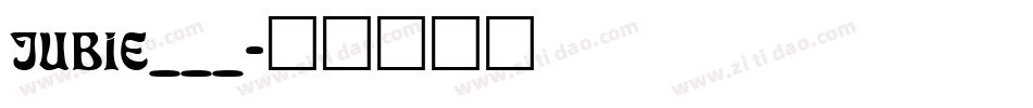 JUBIE___字体转换