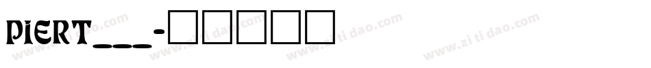 PIERT___字体转换