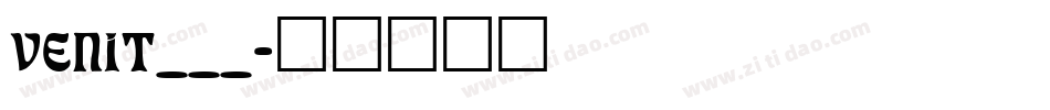 VENIT___字体转换
