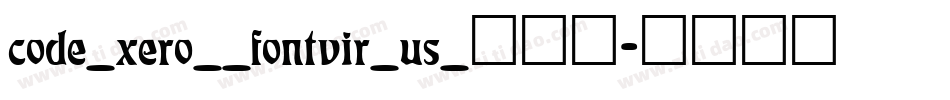 code_xero__fontvir_us_转换器字体转换