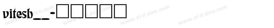 vitesb__字体转换