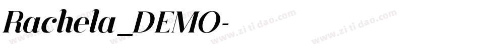 Rachela_DEMO字体转换