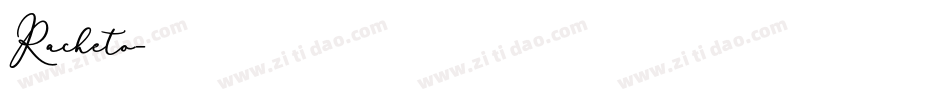 Racheto字体转换