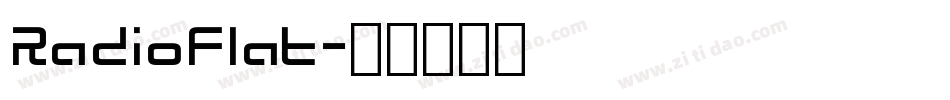 RadioFlat字体转换