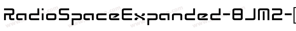 RadioSpaceExpanded-8JM2字体转换 RadioSpaceExpanded-8JM2字体转换