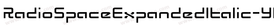 RadioSpaceExpandedItalic-YDza字体转换