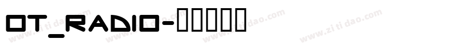 OT_RADIO字体转换