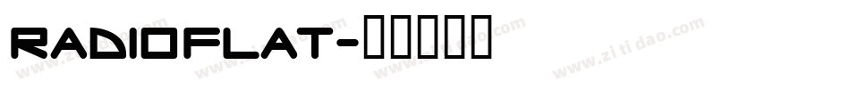 RadioFlat字体转换