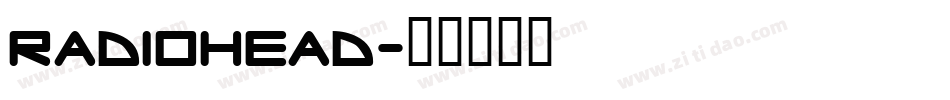 radiohead字体转换