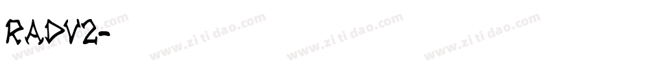Radv2字体转换
