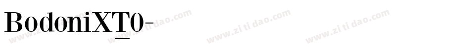 BodoniXT_0字体转换