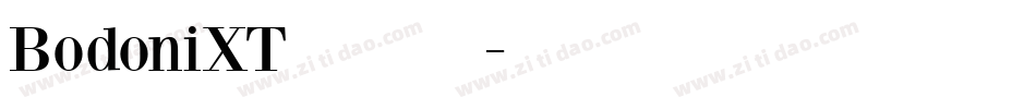 BodoniXT手机版字体转换