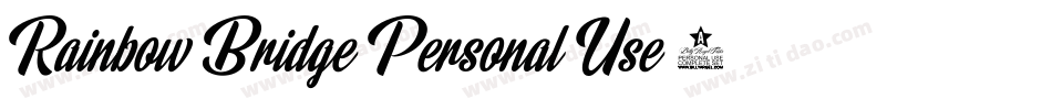 Rainbow-Bridge-Personal-Use-1字体转换