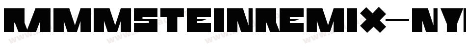 RammsteinRemix-nYRJ字体转换