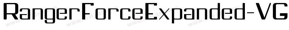 RangerForceExpanded-VG4Rz字体转换