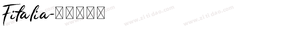 Fitalia字体转换