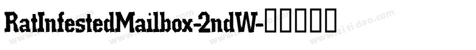 RatInfestedMailbox-2ndW字体转换