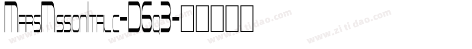MarsMissionItalic-D6q3字体转换