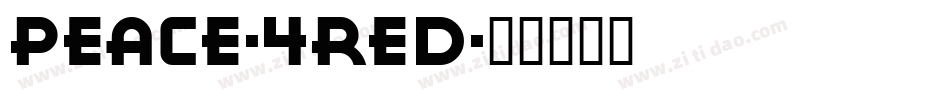 Peace-4ReD字体转换