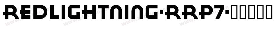 RedLightning-rrp7字体转换