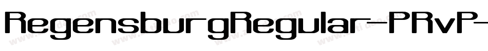 RegensburgRegular-PRvP字体转换