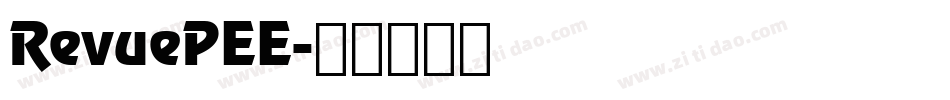 RevuePEE字体转换