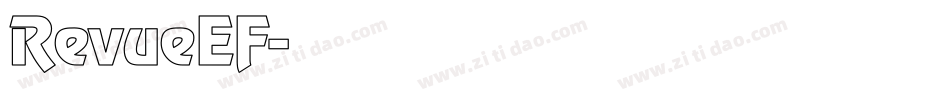 RevueEF字体转换