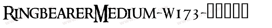 RingbearerMedium-w173字体转换