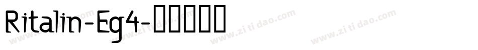 Ritalin-Eg4字体转换