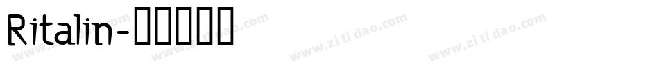 Ritalin字体转换