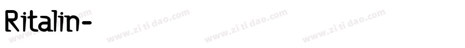 Ritalin字体转换