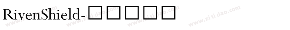 RivenShield字体转换