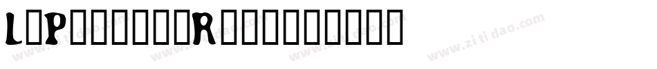 LaPointesRoad字体转换