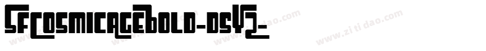 SfCosmicAgeBold-d5YZ字体转换 SfCosmicAgeBold-d5YZ字体转换