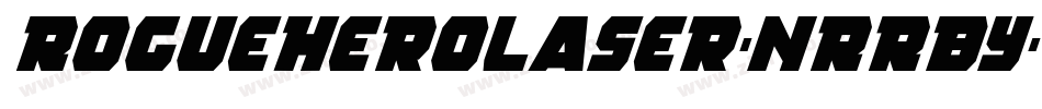 RogueHeroLaser-nRRBY字体转换