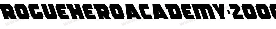 RogueHeroAcademy-2OOoK字体转换