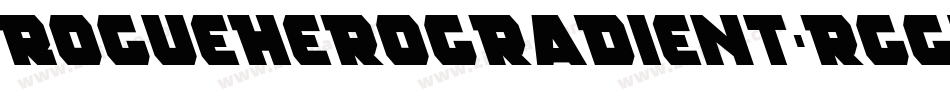 RogueHeroGradient-rggMx字体转换