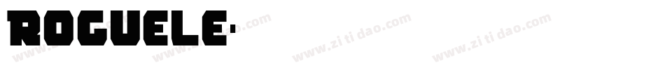 Roguele字体转换