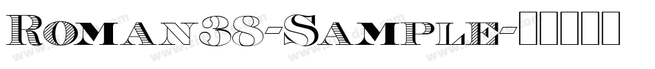 Roman38-Sample字体转换