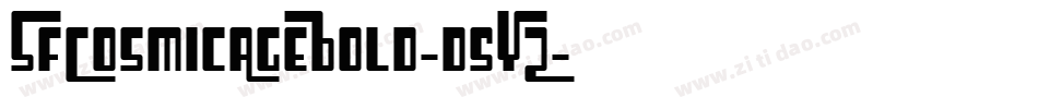 SfCosmicAgeBold-d5YZ字体转换 SfCosmicAgeBold-d5YZ字体转换