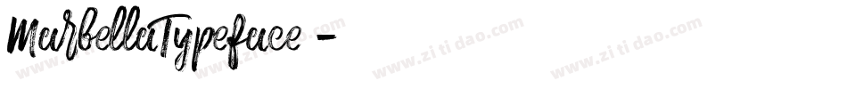 MarbellaTypeface支字体转换