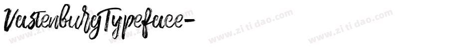 VastenburgTypeface字体转换
