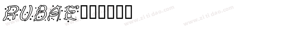RUBAE字体转换
