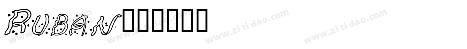 Ruban字体转换