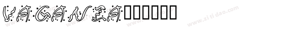 VAGANZA字体转换