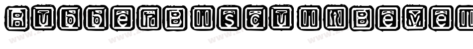 RubberBiscuitBevelOutline-z8EG字体转换